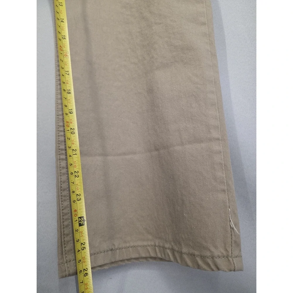 New Levis Original 511 Mens 46/28 (L26) Stretch KHAKI/BEIGE SlimFit Jeans RT:$70